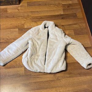 Cozy Cream Teddy Jacket for Women